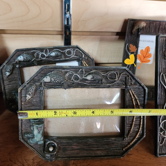 Fishing Photo Frame with 3-D Embellishments - Picture 3 of 4